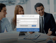 Tablet Screenshot of finterestgroup.com